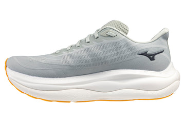 Mizuno Wave Sky 9 2E Mercury/Baritone Blue/Blazing Orange Mens #color_grey